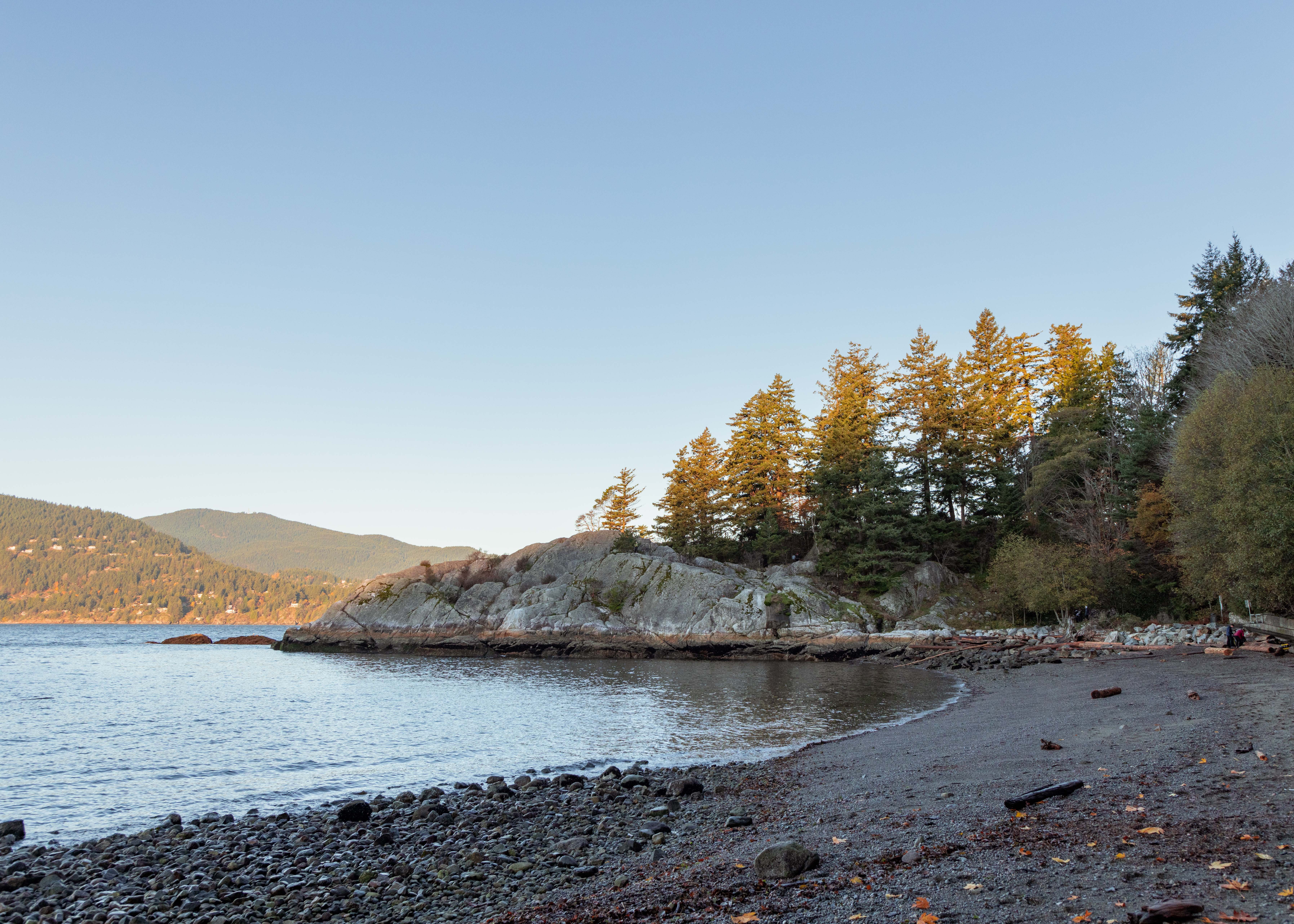 The beaches and shoreline levies at Whytecliff will be crucial in mitigating the effects of sea level rise due to climate change.